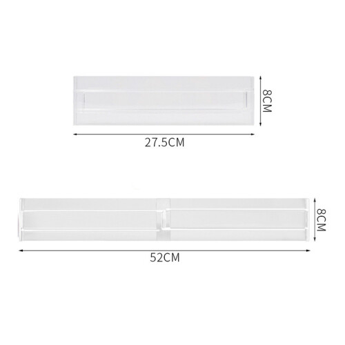 Expandable Plastic Drawer Divider Organizer for Wardrobe Storage, 140g 1