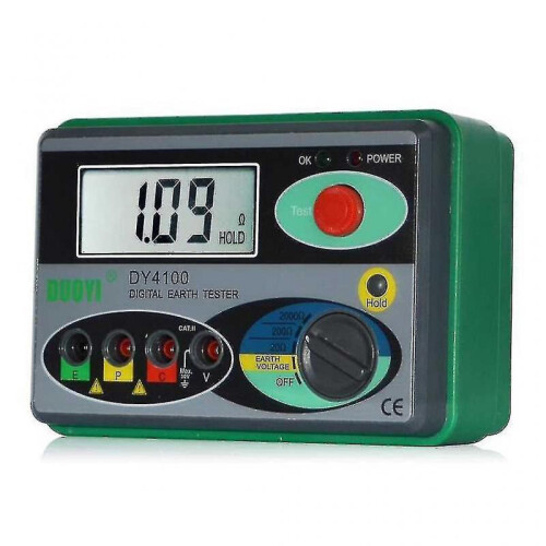 Digital Ground Resistance Tester Meter Digital Tester Dy4100 1