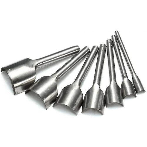 7pcs Punch Tool Diy Round Craft Belt Wallet Cutting