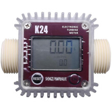Digital Lcd K24 Flow Meter Fuel Flow Tester for Chemicals Sea Flow Meters Meas