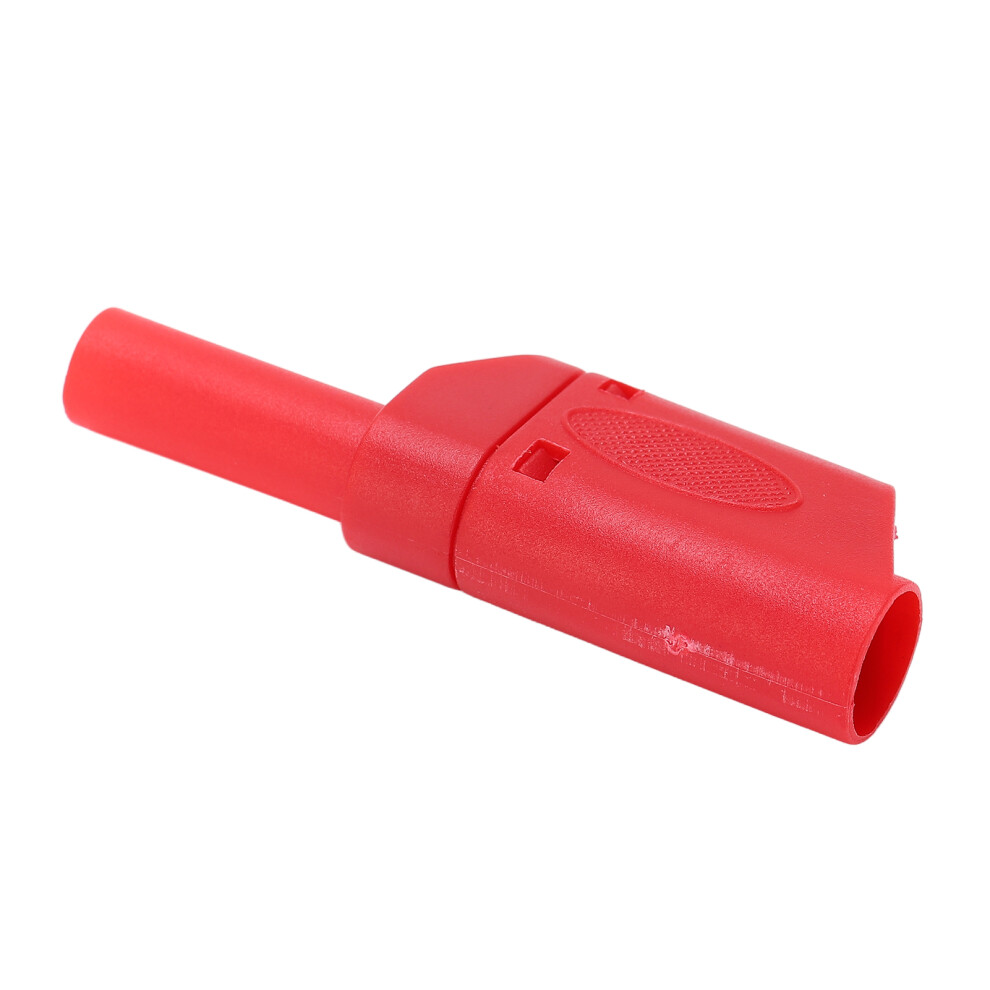 Reliable 10Pcs 4Mm Banana Plug Test Connectors With Housing Red 4311333076768