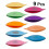 9 Pcs Durable Practical Tatting Shuttle Kit Tatting Shuttles with Comfortable Grip for Sewing Patter 2