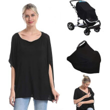 Breastfeeding Cover Car Seat Canopy for Infant Baby, Soft Jersey, Extremely