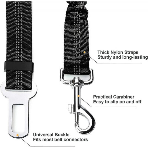 Dog Safety Belt, Has Pressure Attenuation And Carbine 1