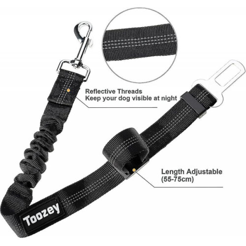 Dog Safety Belt, Has Pressure Attenuation And Carbine 2