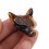 1pc Wolf Head Shaped Pendant Natural Tigers Eye 5