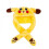 (yellow) Led Glowing Plush Bunny Hat With Moving Jumping Ears 1