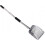 Cat Litter Box Telescopic Metal Cat Litter Scooper Pet(black Handle) 1