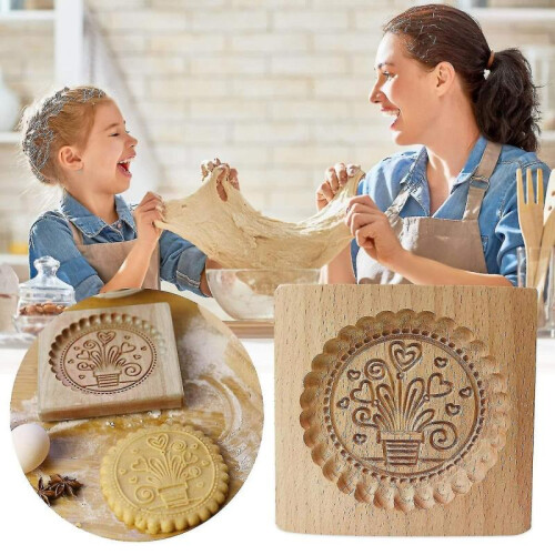 (24) Cookie Mold Baking Embossing Cookies Stamp Mold 3d Cookie For 2