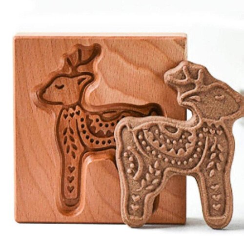 (24) Cookie Mold Baking Embossing Cookies Stamp Mold 3d Cookie For