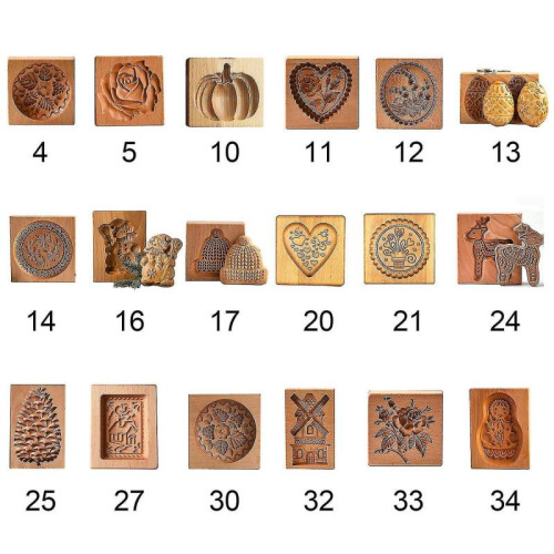 (21) Cookie Mold Baking Embossing Cookies Stamp Mold 3d Cookie For 1