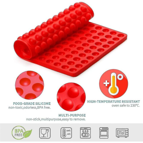 Silicone Baking Mat - 1cm with Knobs for Making Dog Snacks 2