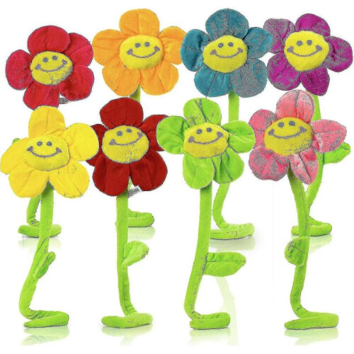 Stuffed Plush Toy Bendable Stems Durable with Smile