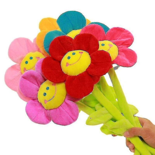 Stuffed Plush Toy Bendable Stems Durable with Smile 2