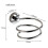 Mounted Dryer Holder Stainless Steel(1pc, Silver) 2