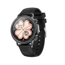 (Black) Women's Waterproof Sports Smartwatch