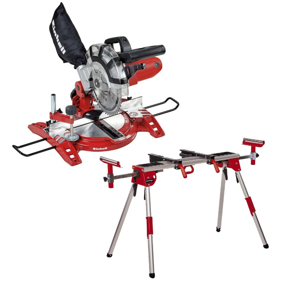 Einhell TC-MS 2112 Crosscut Mitre Saw 210mm 1600W 240V + 1610 Leg Stand 4300295