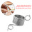 1Pc Stainless Steel Finger Thimble Yarn Knitting 10