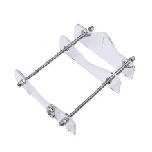 (White) Acrylic Hand-held Glass Bottle