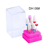 (DH 08) Combined Cutters Set For Manicure , Ceramic Bits Kit Electric Removing Gel Polishing Tools