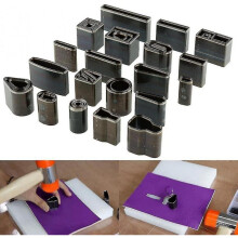 39 Pieces Tool Kit Hand Punch Diy Diy for Phone Hole Punch
