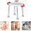 Healthcare Shower Stool, Rounded Surface, with Swivel Seat 3