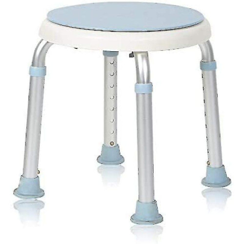 Healthcare Shower Stool, Rounded Surface, with Swivel Seat