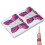 100pcs Rose Red Self-Adhesive Nail Form Stickers for Manicure Guide 14