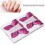 100pcs Rose Red Self-Adhesive Nail Form Stickers for Manicure Guide 3