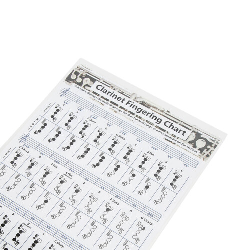 Roll-Up Clarinet Learning Chart for Beginners & Music Classrooms 2