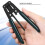 Fiber Optic Drop Cable Stripper 3mmx2mm PVC Alloy High Hardness Tool 6