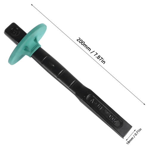 8in CRV Steel Industrial Flat Chisel for Concrete & Masonry 1