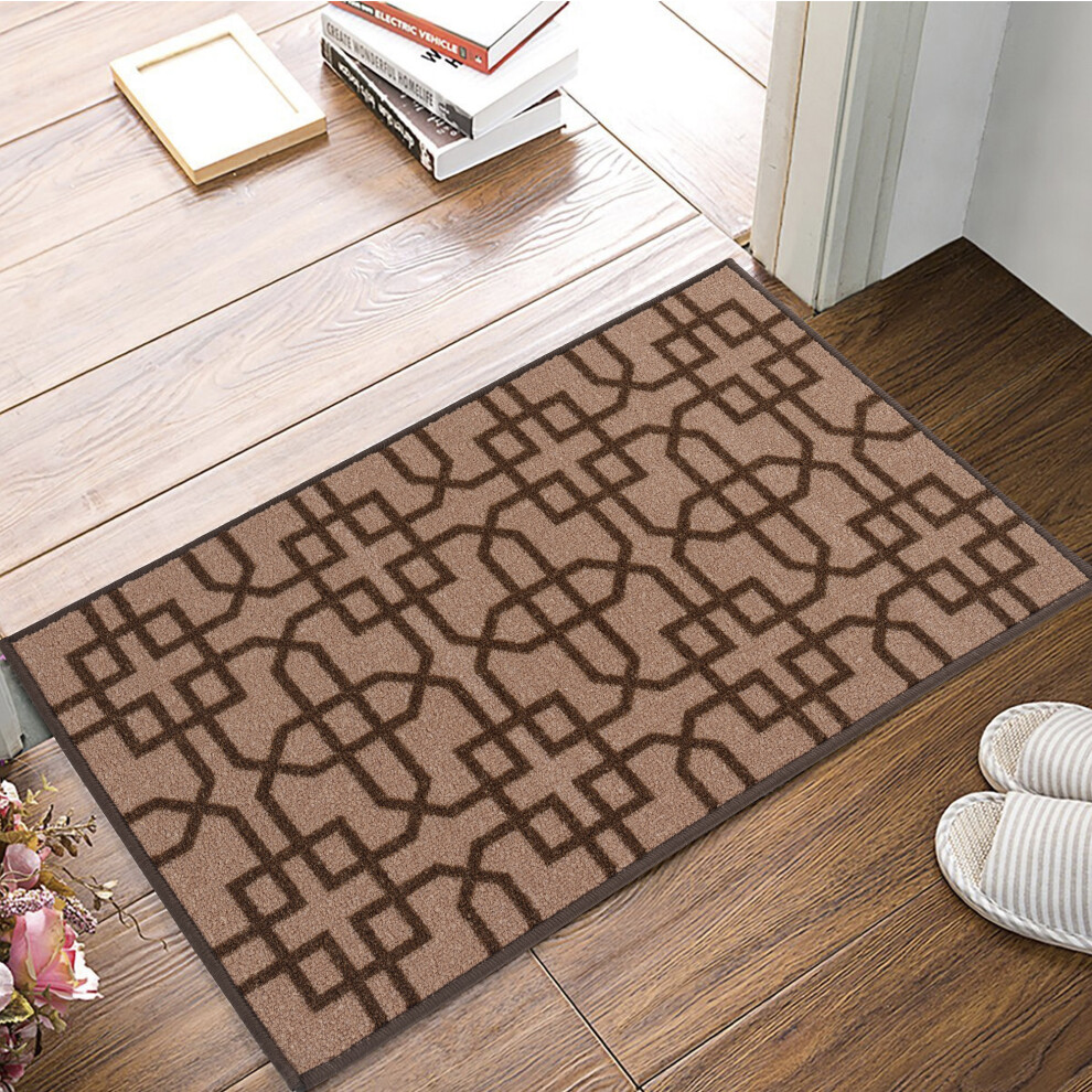 (80x150) Siam Non Slip Door Gel Mat - Beige Brown-image-OPC-PJBQ5HF-NEW