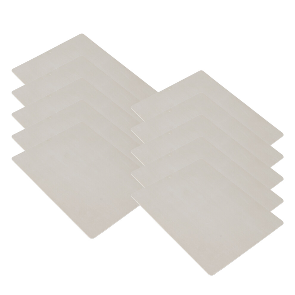 10pcs Rubber Tattoo Practice Skin Set for Eyebrows & Lips, 19x14.5cm