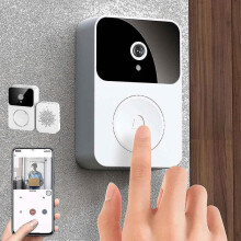 Video Ring Doorbell Home Intercom, Wireless Remote Video Doorbell, High-definition Wifi Charging Doo