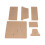 6Pcs Transparent Acrylic Long Wallet Template for Precise DIY Projects 13