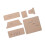 6Pcs Transparent Acrylic Long Wallet Template for Precise DIY Projects 10