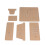 6Pcs Transparent Acrylic Long Wallet Template for Precise DIY Projects 9