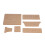 6Pcs Transparent Acrylic Long Wallet Template for Precise DIY Projects 4