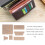 6Pcs Transparent Acrylic Long Wallet Template for Precise DIY Projects 8