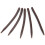 50Pcs 53mm Fishing Rig AntiTangle Rubber Sleeves 14