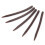 50Pcs 53mm Fishing Rig AntiTangle Rubber Sleeves 13
