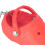 Mini süßer Silikon-Slipper-Schlüsselanhänger - Rot 6