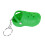 Schlüsselanhänger Mini Silikon Slipper grasgrüne Tasche 1