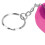 Porte-clés en forme de chausson mini en silicone couleur pêche 6