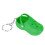 Schlüsselanhänger Mini Silikon Slipper grasgrüne Tasche 13