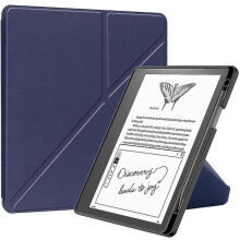 (Navy blue)Cover Pu For Kindle Scribe 2022 10.2 Inch E-reader Cover