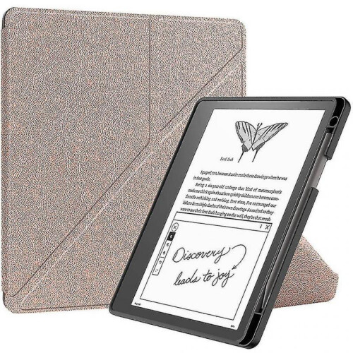 (Rose gold)Cover Pu For Kindle Scribe 2022 10.2 Inch E-reader Cover