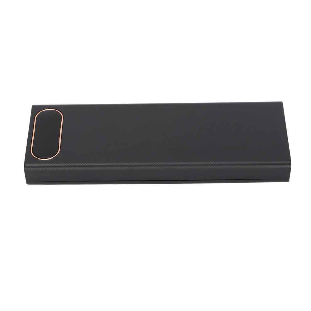 L10 18650 Battery Storage Box With Lcd Digital Display, Black 7891333088949