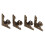 20Pcs Bronze Iron Corner Protectors for Wooden Boxes Vintage Triangular Hardware 1